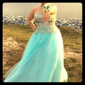 Worn once prom dress.